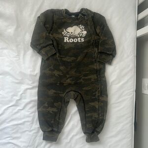 Roots Baby Organic Original Cooper Beaver Romper